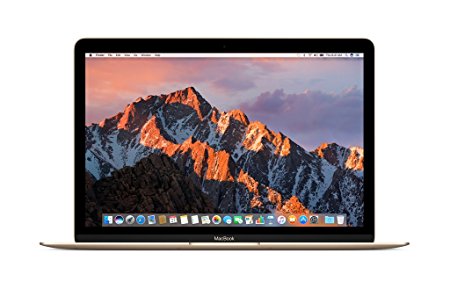 Apple 12" MacBook, Retina, 1.2GHz Intel Core m3 Dual Core Processor, 8GB RAM, 256GB SSD, Mac OS, Gold, MNYK2LL/A (Newest Version)