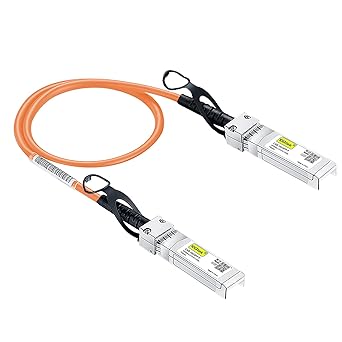 [Orange] Colored 10G SFP  DAC Cable - Twinax SFP Cable for Ubiquiti UniFi Devices, 0.3-Meter(1ft)