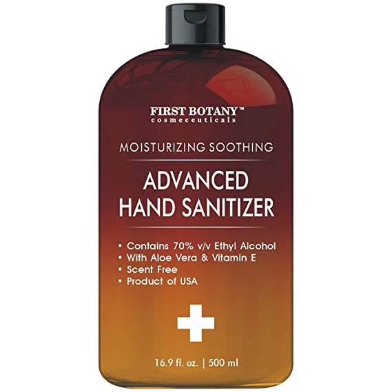 Hand Sanitizing Gel Infused with Aloe Vera Gel & Vitamin E Unscented - 16.9 FL OZ