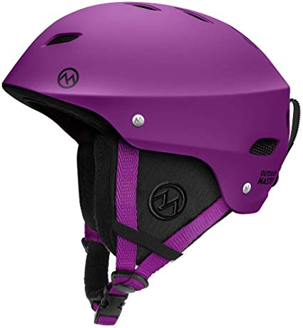 OutdoorMaster KELVIN Ski Helmet - with ASTM Certified Safety, 9 Options - for Men, Women & Youth