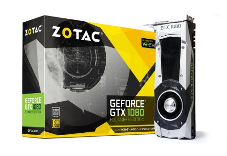 ZOTAC GeForce GTX 1080 Founders Edition Graphics Cards ZT-P10800A-10P