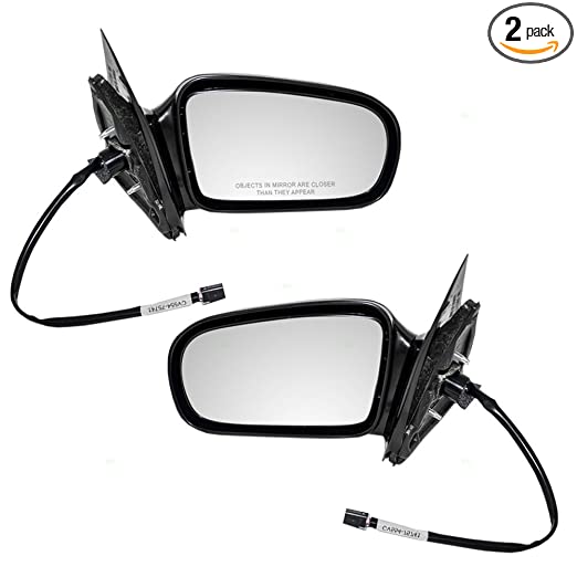 Replacement Driver and Passenger Set Power Side Door Mirrors Compatible with 1995-2005 Cavalier Sunfire Coupe 10362464 22728842