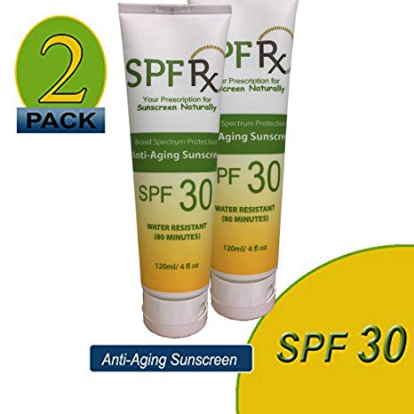 Broad Spectrum Vitamin E Anti-Aging Sunscreen, paraben-free Sunblock - Safe for Different Skin Types – the No. 1 Oil Free - Moisturizing Cream (4 oz 2pack)