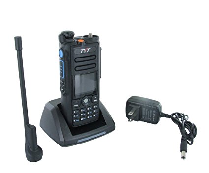 TYT MD-2017 Dual Band Tier I & II DMR/Analog Radio 136-174MHz & 400-480MHz, Up to 3000 Channels, Color Display, with Programming Cable and Software. Ship from USA Only