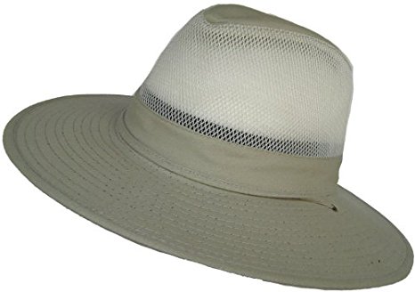 Solarweave Safari UPF 50  Sun Hat Dorfman Pacific CoolMax Fabric Hiking SPF Tilly