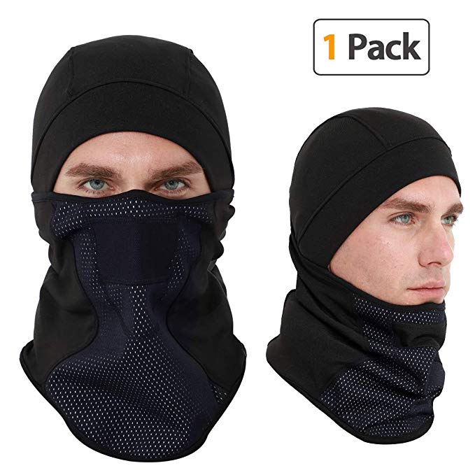 SHINYMOD Balaclava - Windproof Ski Mask Winter Cold Weather Face Motorcycle Mask Snowboard Cycling Hat Hunting Tactical Hood Neck Warmer Cover Hood Polyester Fleece for Men Women