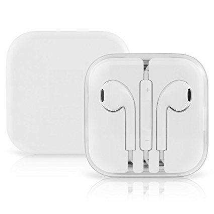 MP® Earphones Headphones Earbuds EarPods Remote Mic for Apple iPhone 4 5 6 6S PLUS (not made by apple )