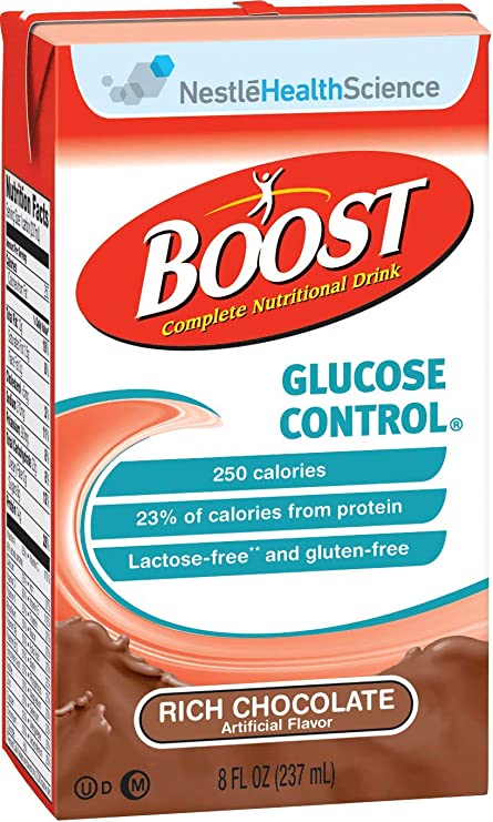 Nestle Boost Glucose Control Chocolate 8 Oz - Case of 27 - Model 36020000