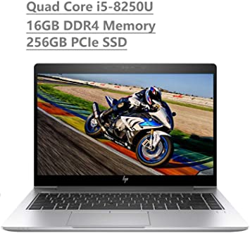 2019 HP Elitebook 840 G5 14" IPS Full HD FHD (1920x1080) Business Laptop (Intel Core i5-8250U, 16GB DDR4 RAM, 256GB PCIe NVMe M.2 SSD) Backlit, Type-C Thunderbolt, B&O Audio, HDMI, Windows 10 Pro