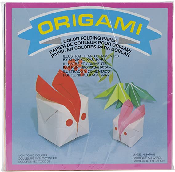 Aitoh Origami Paper, 5.875 by 5.875-Inch, Solid Colors, 300-Pack