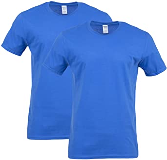 Gildan Men's Softstyle Cotton T-Shirt, Style G64000, 2-Pack