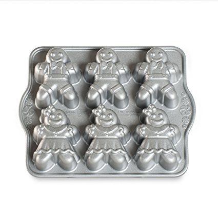 Nordic Ware 86948 Gingerbread Kids Cakelet Pan