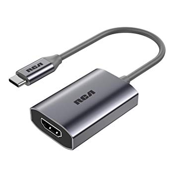 RCA USB C to HDMI Adapter, USB Type-C to HDMI Adapter, Support 4K@60Hz, Portable USB C Hub for Type-C Laptops and Other USB Type-C Devices