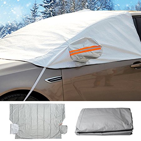 Car Windscreen Frost Cover Sun Shade Protector Front And Side Windows Mirror Cover Protector