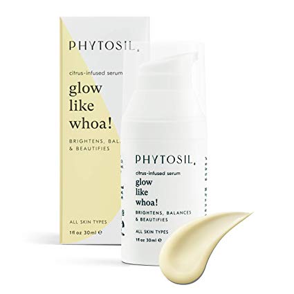 Phytosil Glow Like Whoa! - Citrus-Infused Face Serum with Vitamin C - Brightens, Balances & Beautifies - Made in USA - 1 fl oz / 30 ml