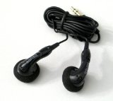 Genuine Sandisk Sansa In-Ear Headphones - Black Earbuds Earphones for Clip Zip Clip Sport Fuze Fuze Other MP3 Players