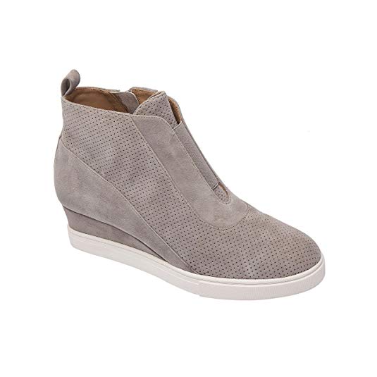 Linea Paolo Anna | Low Heel Designer Platform Wedge Sneaker Bootie Comfortable Fashion Ankle Boot (New Fall)