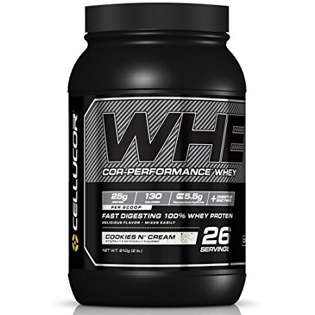 Cellucor Cor-Performance 100% Whey Protein Powder with Whey Isolate, Cookies N' Cream/G4, 2 Pound