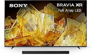 Sony 85 Inch BRAVIA XR X90L Full Array LED 4K HDR Google TV HT-A3000 3.1ch Dolby Atmos Sound Bar