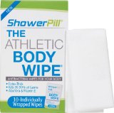 Athletic Body Wipes by ShowerPill-10 Wipes