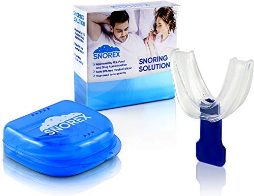 Anti Snoring Device by Snorex | Effective Snoring Solution - Premium Snoring Mouthpiece | Snore No More