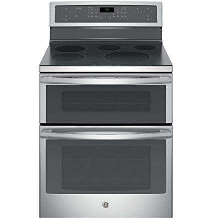 GE PB960SJSS Profile 30" Stainless Steel Electric Smoothtop Double Oven Range - Convection