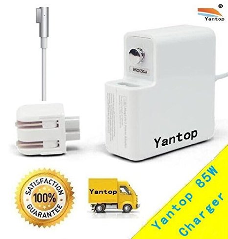 Yantop® Macbook pro charger 85w Magsafe Power Adapter for Macbook Air Pro-13/15/17 in-retina display-L-Tip.Compatible with all Macbooks 2012 and Before.Charge faster than 45w & 60w Charger Adapter.