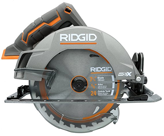 Ridgid Genuine OEM R8652 Gen5X Cordless 18V Lithium Ion Brush Motor 7 1/4 Inch Circular Saw (Batteries Not Included, Power Tool and Single Blade Only)