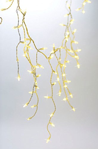 Celebrations 100 Led Mini Icicle-Style Light String Warm White. Approx. Lighted Length 6'