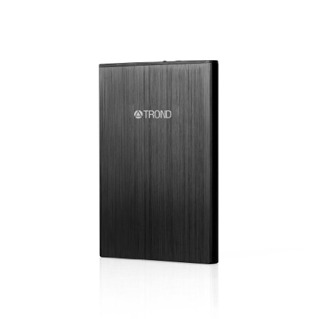 TROND Air 4000mAh Ultra-Slim External Battery Pack  Travel Portable Charger Smart Charging Output Fast Recharging Input and Unibody Aluminum Housing Black for iPhone 6 Plus 5s 5c 5 4S Samsung Galaxy S5 S4 S3 Note 3 4 LG Volt Optimus Realm