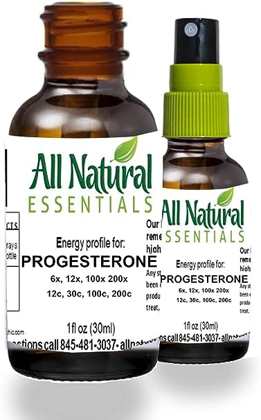 Progesterone Homeopathic Remedy Homeopathy Supplement Progesterone for Menopause Regulate Cycle Balance Hormones aid Ovulation Menopause progesterone Hormone Balance 1oz All Natural Kosher