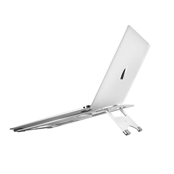 NATOL Laptop Stand Portable, 11"-15.6" Notebook Stand and Foldable Universal Lightweight Aluminum Stand with Steady Ergonomic Minimalist Design for iPad, MacBook Air, MacBook Pro and Other Notebooks