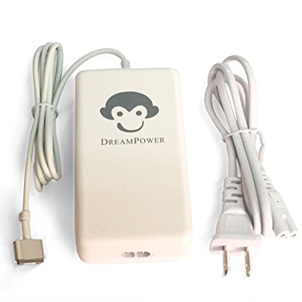 Dreampower 45W MagSafe 2 Power Adapter Charger for Apple MacBook Air after Mid 2012 With USB