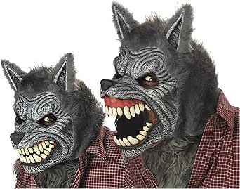 California Costumes Werewolf Mask,Assorted,One Size, Grey