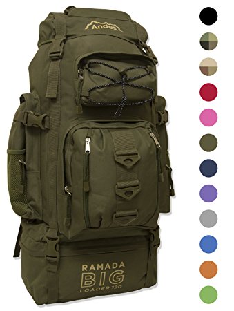 Andes Ramada 120L Extra Large Hiking Camping Backpack/Rucksack Luggage Bag