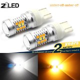 Z8 LED Super Bright Whiteyellow Switchback Bulbs 7441 7443 7444 T20 Double-filamen for Turn Signal Lightsbrightest Switchback Bulb in the Market 7443 Double Color