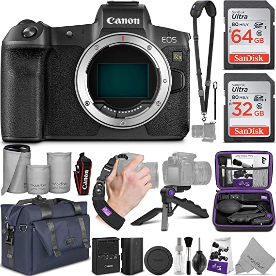 Canon EOS Ra Mirrorless Digital Camera Body with Altura Photo Complete Accessory and Travel Bundle