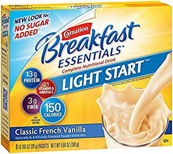 Carnation Breakfast Essentials Complete Light Start Nutritional Drink