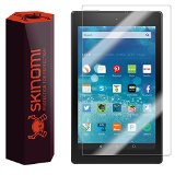 Skinomi TechSkin - Amazon Fire HD 8 Screen Protector 8 2015 Premium HD Clear Film w Free Lifetime Replacement Warranty  Ultra High Definition Invisible and Anti-Bubble Crystal Shield