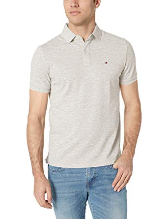 Tommy Hilfiger Men's Short Sleeve Polo Shirt in Custom Fit