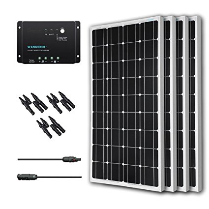 Renogy 400W 12V Monocrystalline Solar Bundle Kit