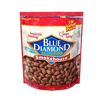 Blue Diamond Gluten Free Almonds, Smokehouse, 16 Ounce