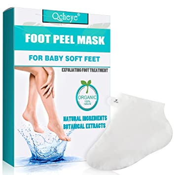 Foot Peel Mask Feet Peeling Mask Exfoliating for Cracked Heels Dead Skin and Calluses,Get a Smooth Skin Baby Feet,Natural Removes and Repairs Rough Heels,Dry Toes Skin,Foot Care for Women/Men - 1 Pack