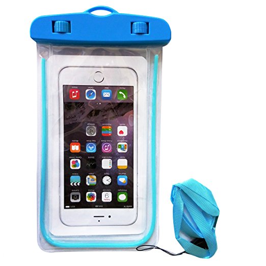 7Leon Waterproof Underwater Case Cover Bag Dry Pouch For All iPhone Samsung Any Cell Phone Size