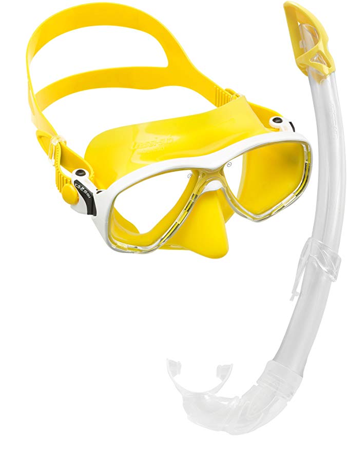 Cressi Marea Combo Snorkeling/Diving Set - Available with Snorkel Alpha Ultra Dry, Gamma o Mexico