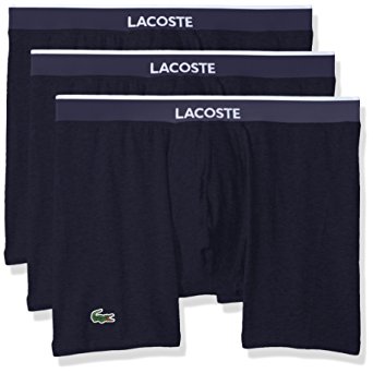 Lacoste Men's 3 Pack Cotton Stretch Trunk