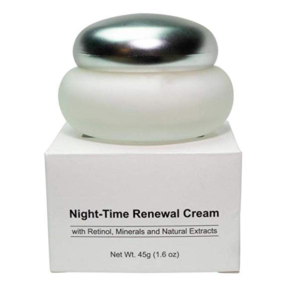 Retinol Night Cream by Pelle Glamour - Anti Aging Night Cream for Face - Face Cream for Women Includes Moisturizers Collagen Ceramides Vitamin E and Natural Extracts - 1.6 oz