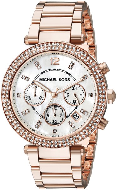 Michael Kors MK5491 39mm Gold Plated Stainless Steel Case Gold Plated Stainless Steel Mineral Women's Watch