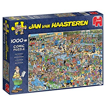 Jumbo 19199 Jan Van Haasteren-The Pharmacy 1000 Piece Jigsaw Puzzle