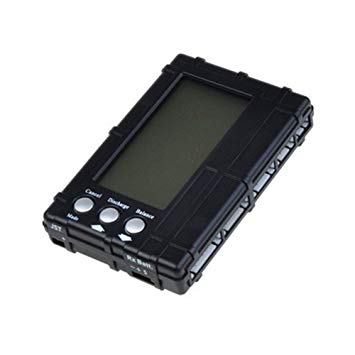 powerday RC 3 in 1 Battery Balancer 2s-6s Lipo Li-Fe LCD Voltage Meter Tester Discharg​er